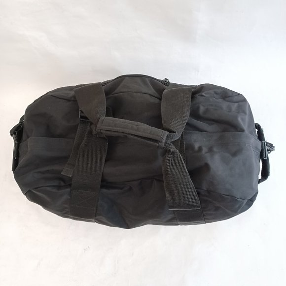 L.L. Bean Bags Ll Bean Black Nylon Duffle Medium Sized Tall Poshmark